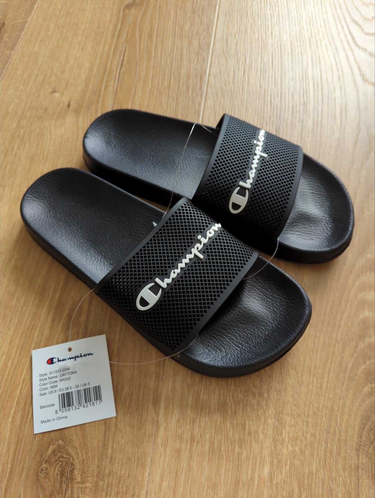 Nieuwe badslippers Champion maat 38,5/39, Ophalen of Verzenden, Nieuw