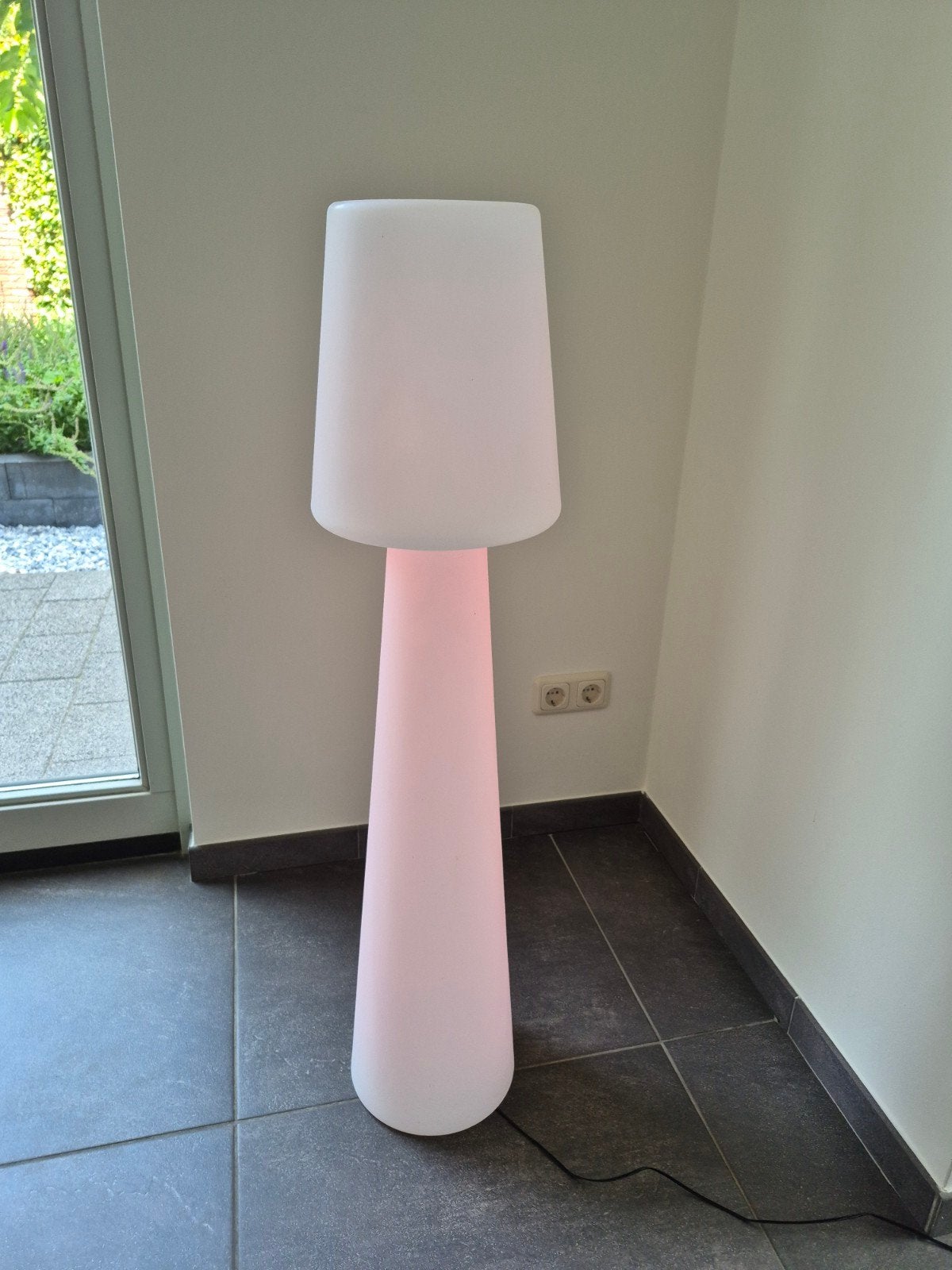 XXL Vloerlamp met Afstandsbediening -  Kleurwissel, Ophalen, Kunststof, 100 tot 150 cm, Overige fittingen