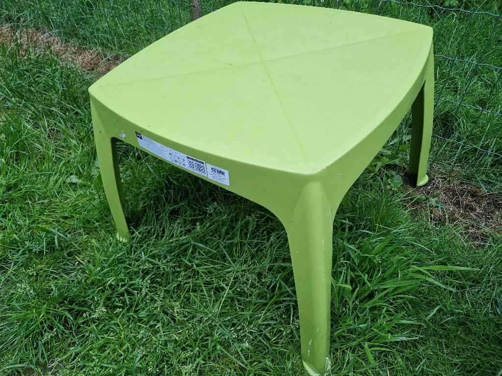 Tafel groen, 60x60x50cm, nieuw, Tuin en Terras, Tuintafels, Ophalen, Nieuw, Rechthoekig, Hout