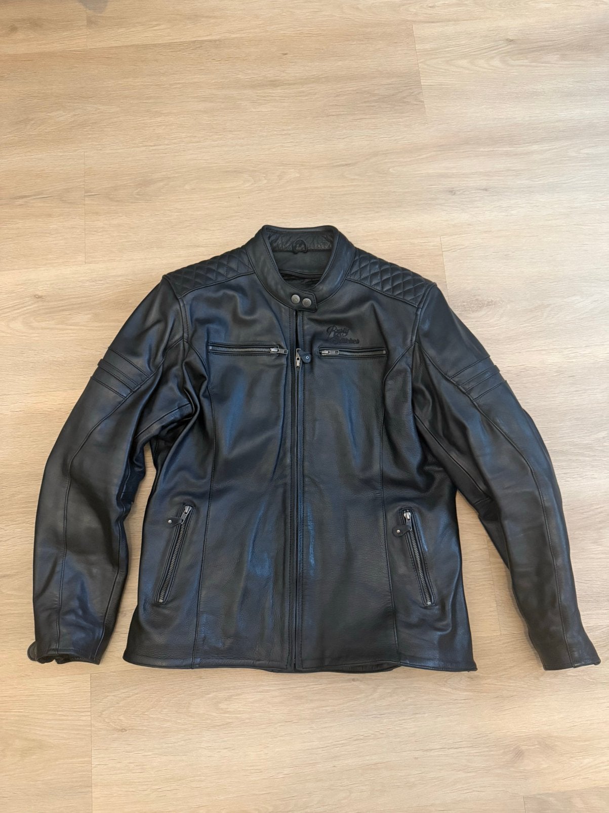 Leren motorjas Rusty Stitches Joyce, maat 50, Ophalen, Tweedehands, Dames, Jas | leer