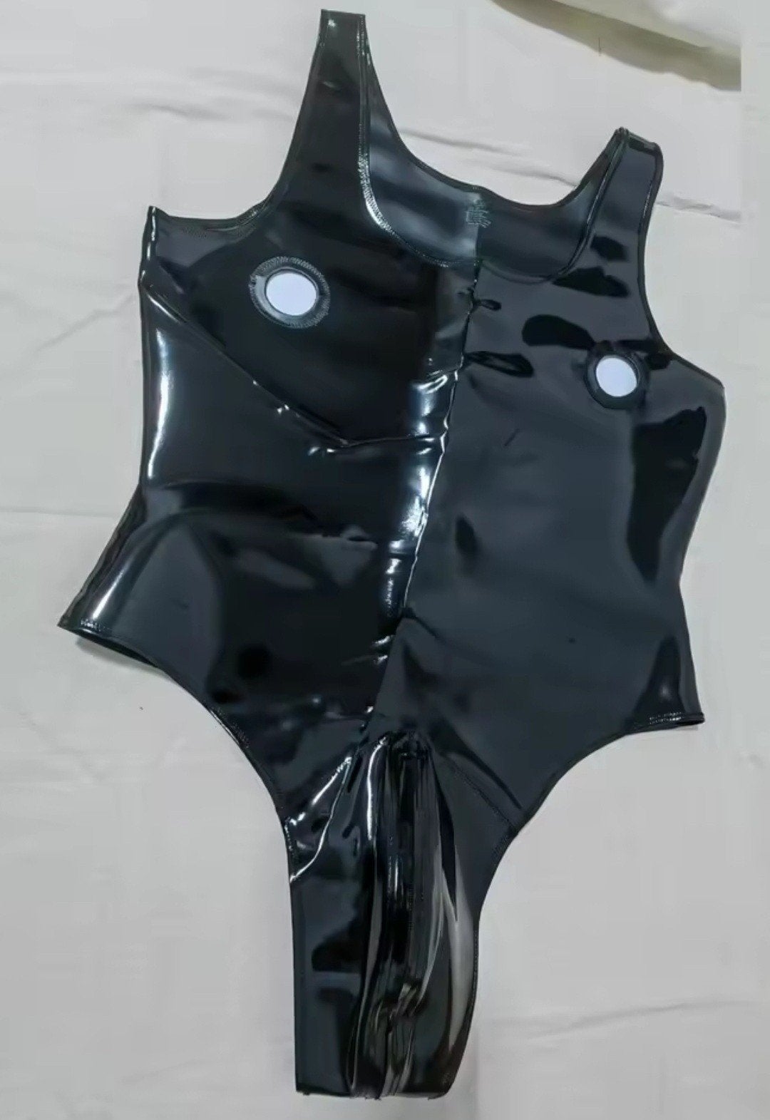 Mooie Lak Bodysuit, Omkeerbaar Mat en Lak, tm 3XL, Kleding | Heren, Overige Herenkleding, Verzenden, Nieuw