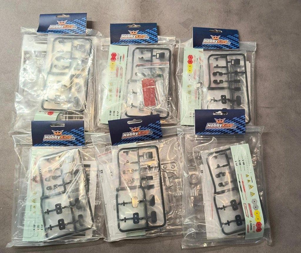 6x MatrixLine/Killerbody dummy motorblok, Ophalen of Verzenden, Nieuw, Overige schalen, Onderdeel
