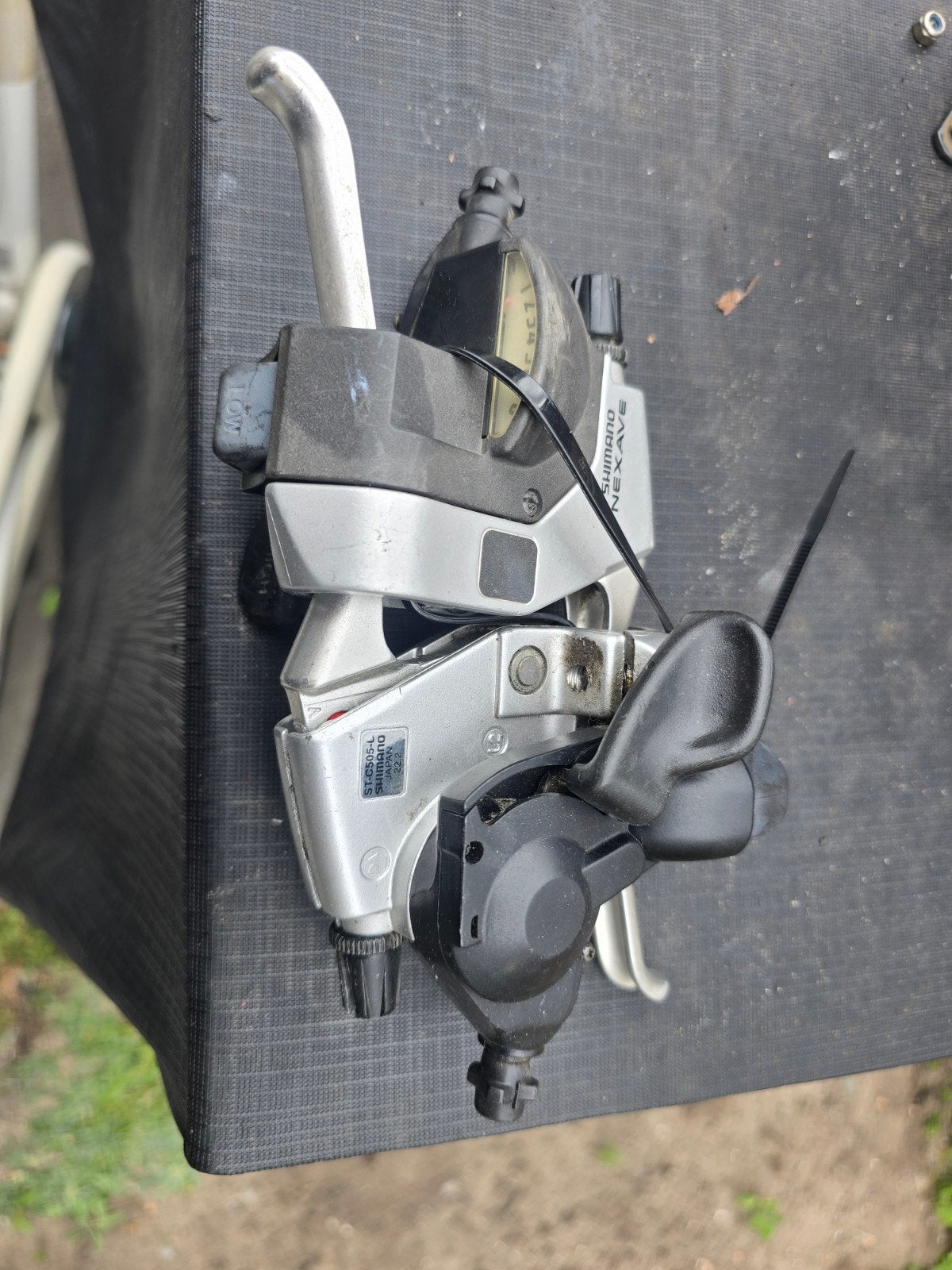 Shimano Nexave ST-C505-L Shifter/Remhendel Combinatie, Fietsen en Brommers, Fietsonderdelen, Gebruikt, Toerfiets, Ophalen of Verzenden