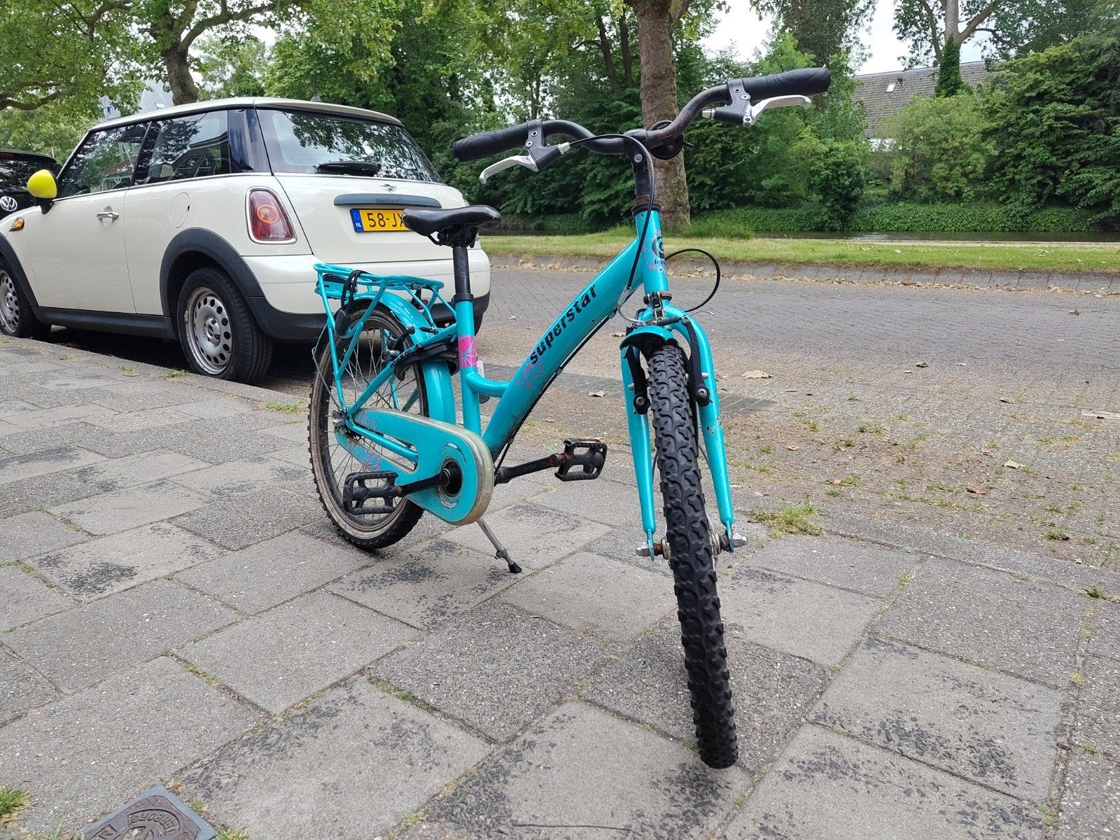 Meisjesfiets 22 inch, Ophalen, Gebruikt