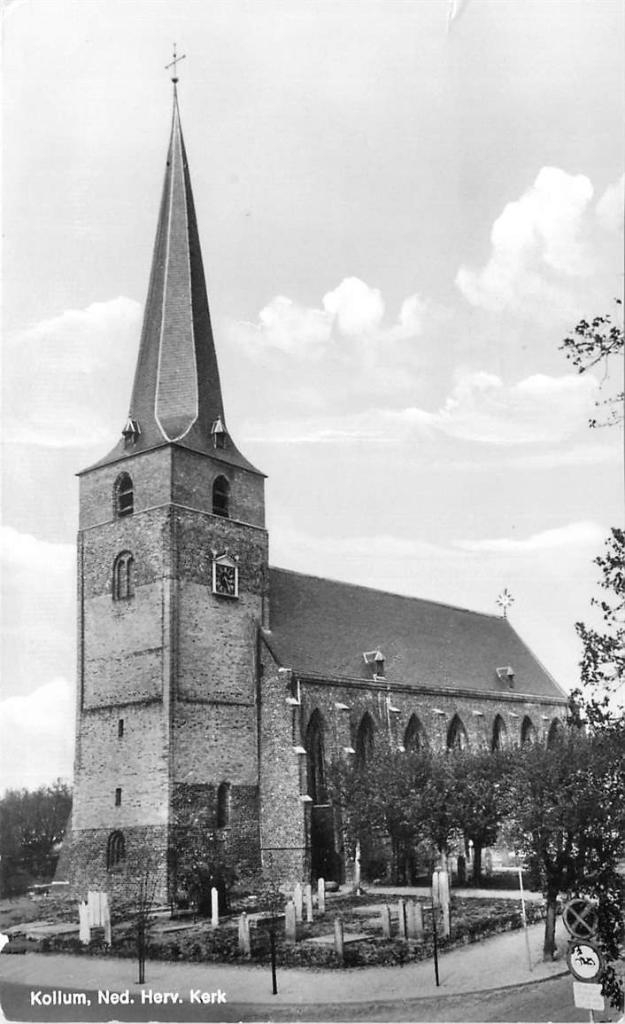 381-495-027 Kollum Kerk, Verzenden, Voor 1920, Friesland