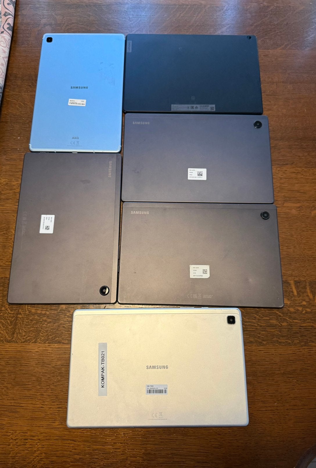 Partij van 6 tablets | lees omschrijving, Computers en Software, Android Tablets, Niet werkend, Wi-Fi en Mobiel internet, 10 inch