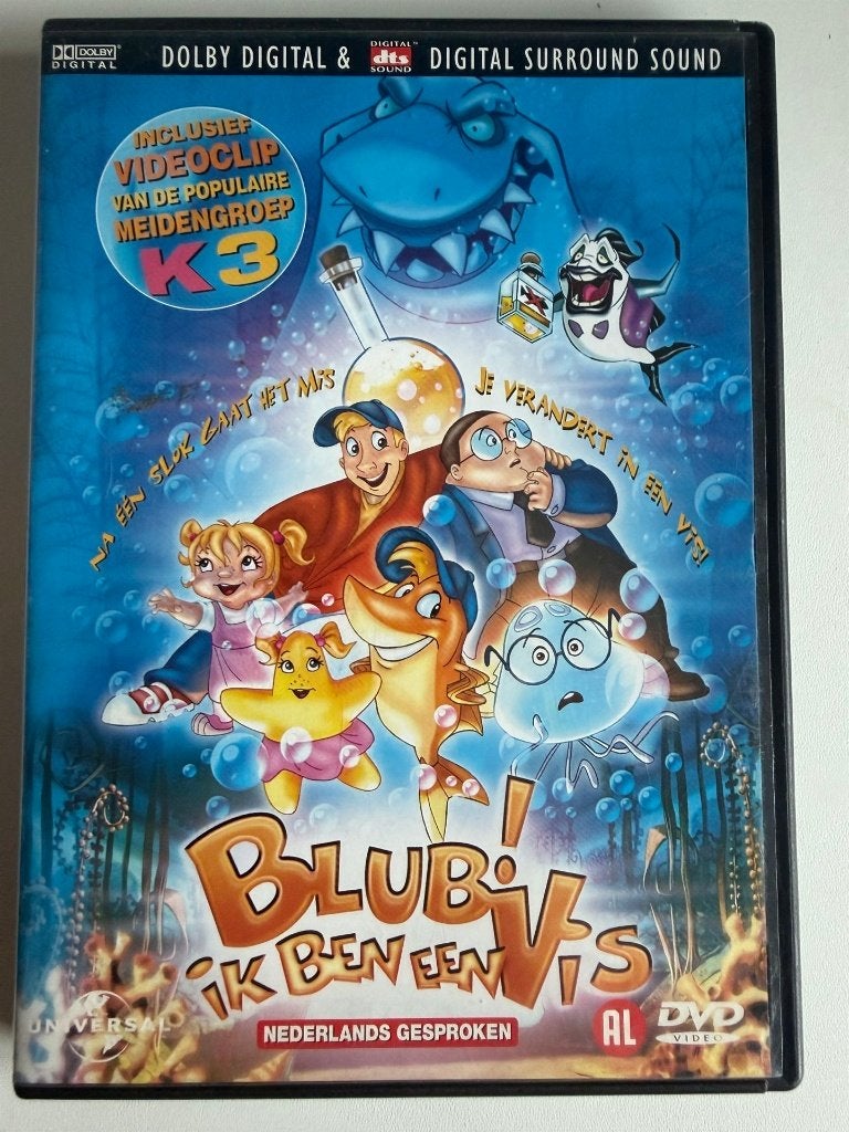 Blub, Ik Ben Een Vis! (2000) DVD | Actie 5=4, Animatie, Alle leeftijden, Zo goed als nieuw, Extra's