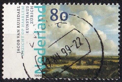 17e Eeuwse schilderkunst - Ruisdael - gebruikt – NVPH 1833, Ophalen of Verzenden, Na 1940, Gestempeld