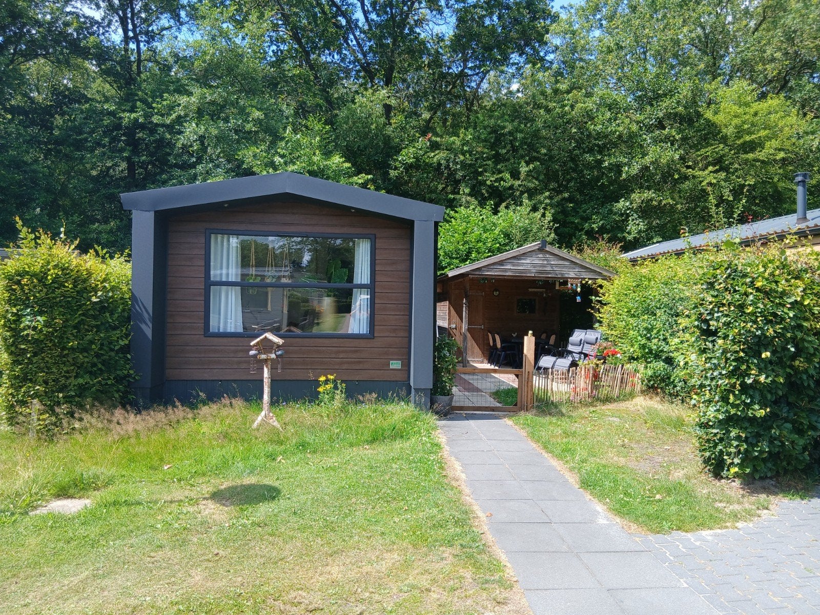 Stacaravan  Luxe Werners' Lodge't op Camping De Oldemeyer, Caravans en Kamperen, Stacaravans