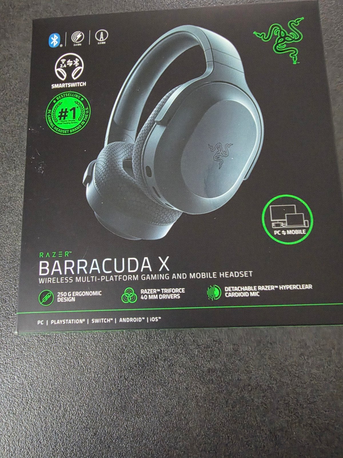 Razer Barracuda X Wireless Headset - Zo goed als nieuw, Audio, Tv en Foto, Draadloos, Gaming, Ophalen of Verzenden, Zo goed als nieuw