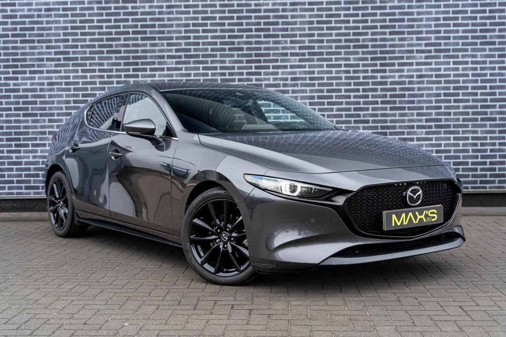 Mazda 3 2.0 e-SkyActiv-X M Hybrid 180 Luxury | 360 Graden Ca, Auto's, Mazda, 1998 cc, Gebruikt, Bedrijf, Handgeschakeld