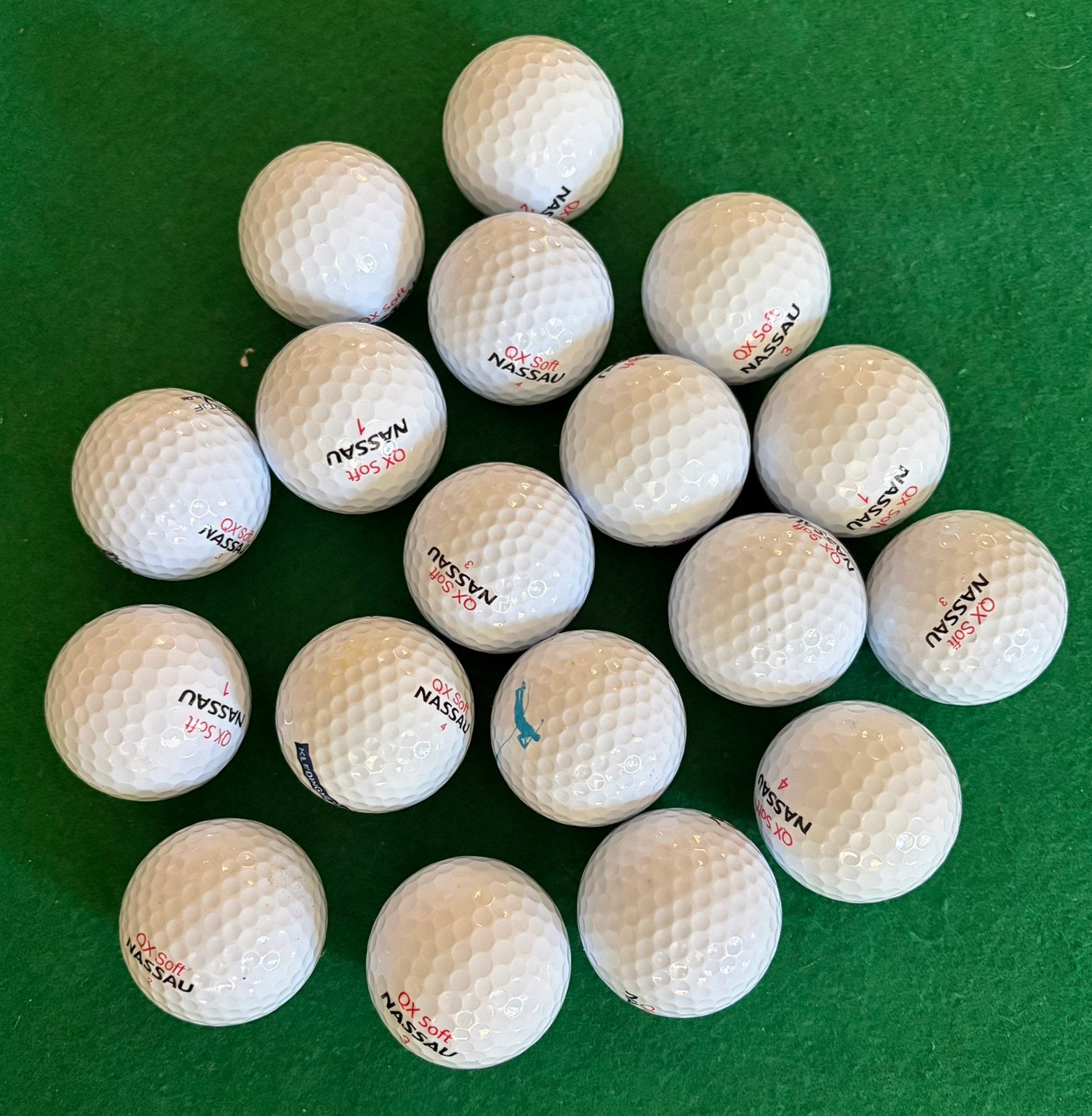 NASSAU QX SOFT 45 stuks, Ophalen, Zo goed als nieuw, Bal(len)