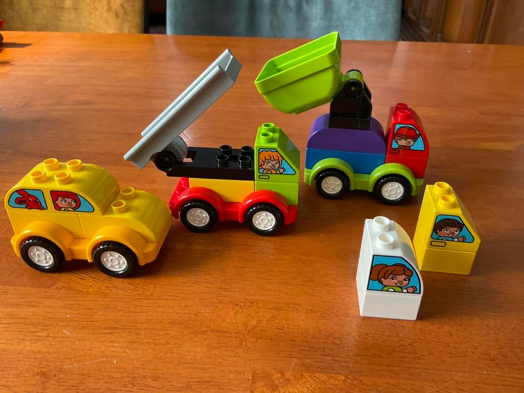 Duplo auto's en voertuigen set, Gebruikt, Ophalen of Verzenden, Duplo, Complete set
