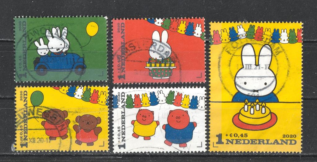 129 F serie Kinderzegels 2020, Verzenden, Na 1940, Gestempeld
