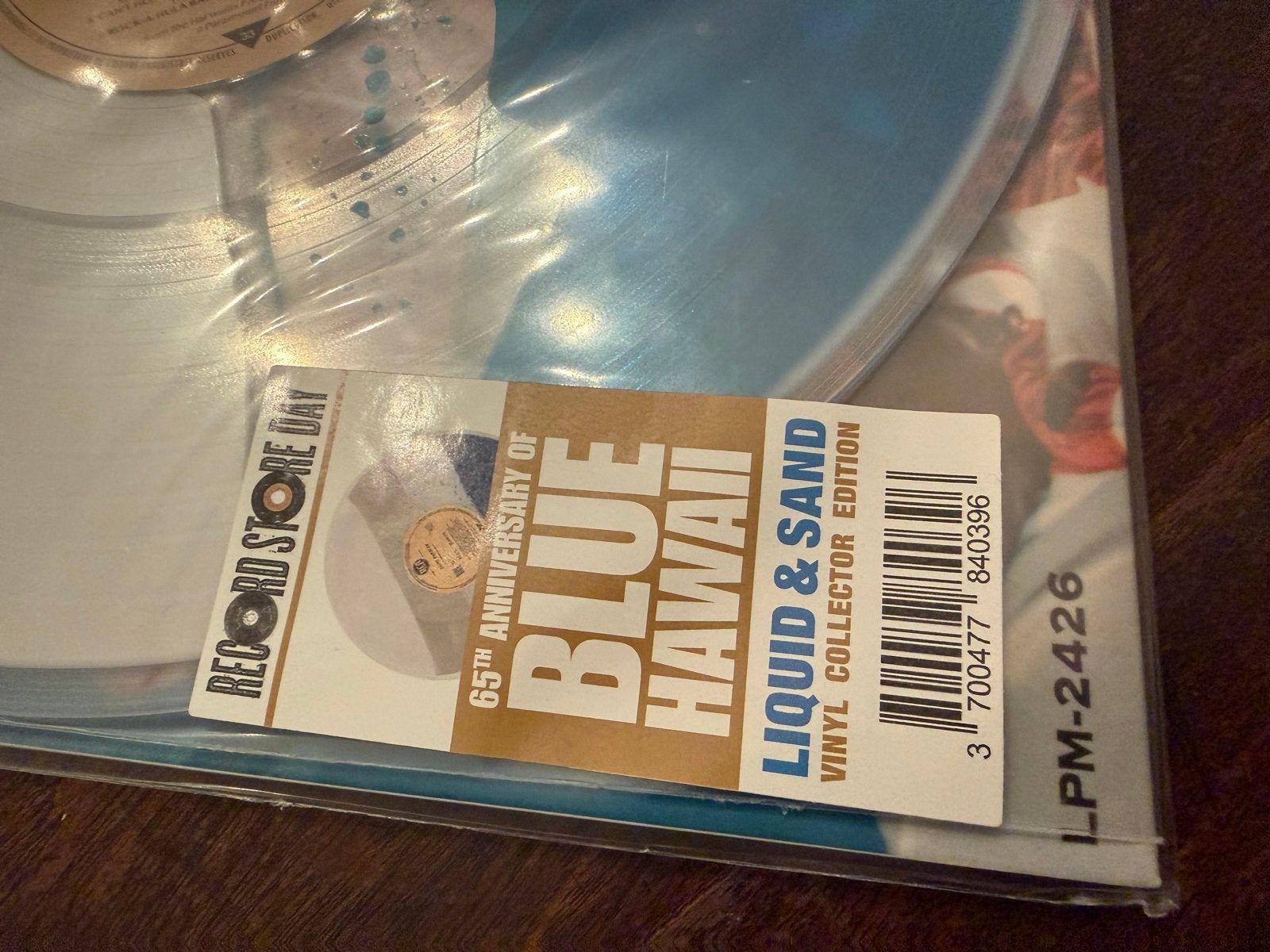 Elvis Presley - Blue Hawaii - Liquid & Sand Vinyl Collectors, LP, Pop, Colored vinyl, Ophalen of Verzenden