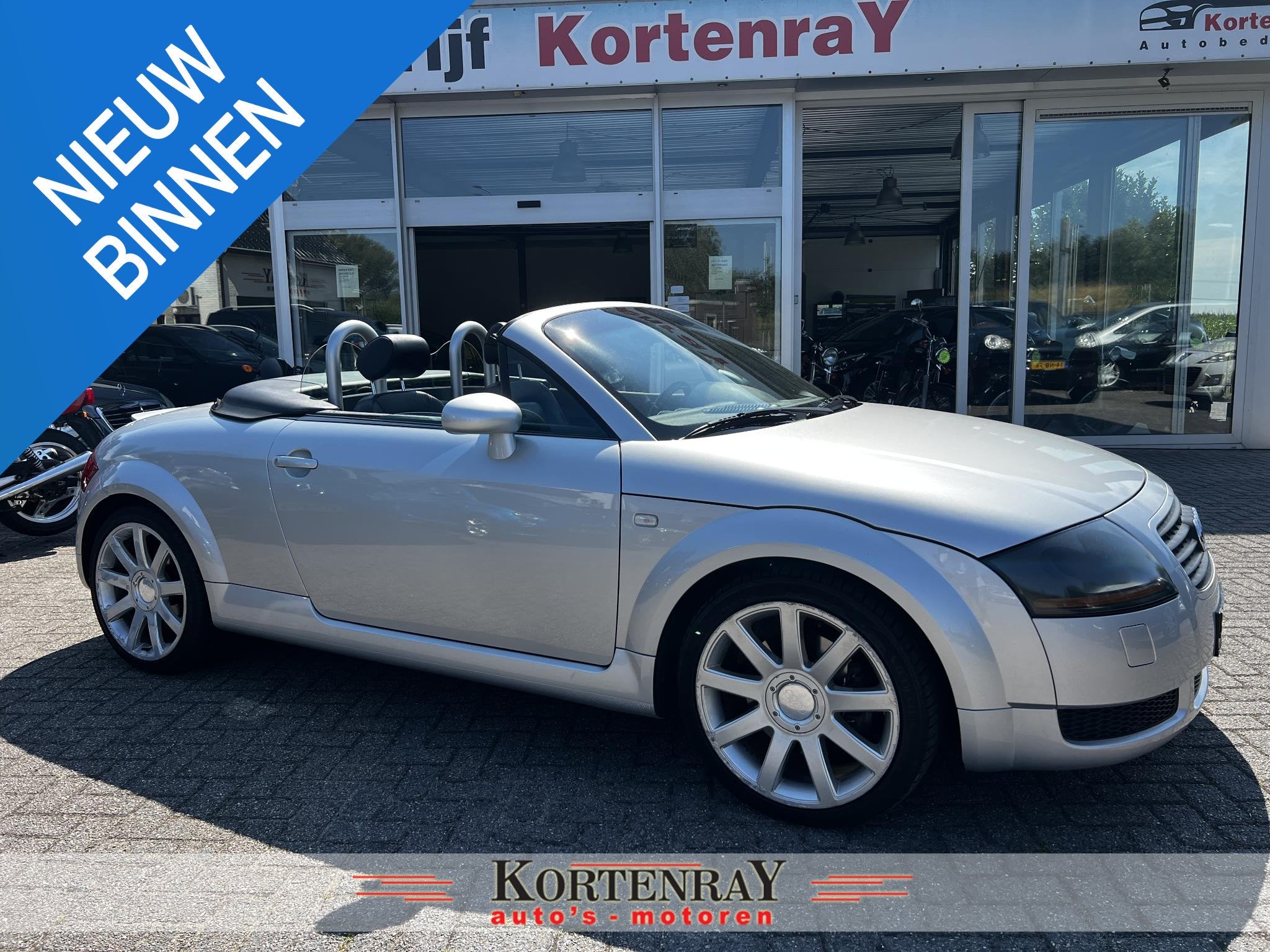 Audi TT Roadster 1.8 5V Turbo Zeer nette auto, distributie V, Voorwielaandrijving, TT, Gebruikt, Zwart
