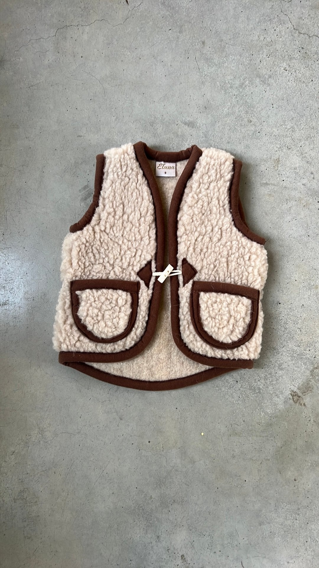 Bodywarmer 100% wol maat 86, Kinderen en Baby's, Ophalen of Verzenden, Nieuw, Jongetje of Meisje, Jasje