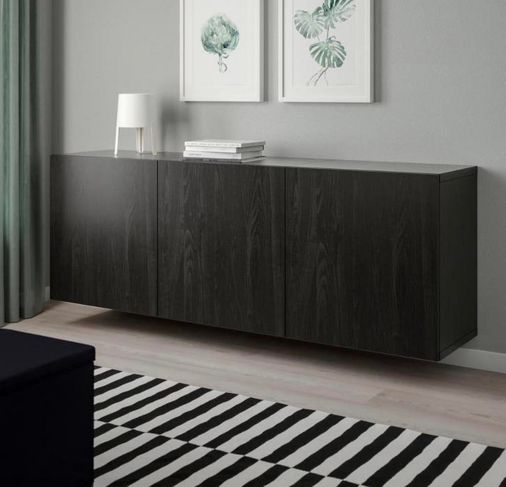 Besta Ikea Kasten (3x 60cm), Met deur(en), 150 tot 200 cm, Ophalen of Verzenden, Zo goed als nieuw