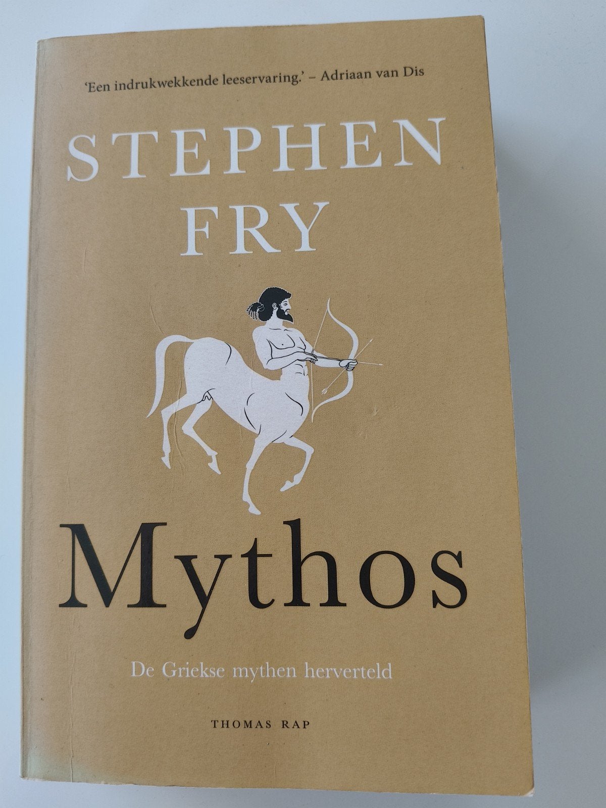 Mythos - De Griekse mythen herverteld door Stephen Fry, Ophalen of Verzenden, Gelezen, Stephen Fry