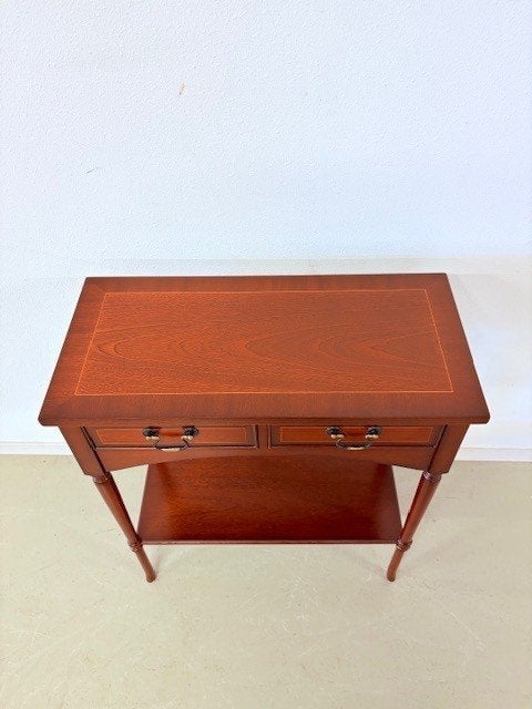Engelse halltable in mahonie, Ophalen, Gebruikt, 50 tot 100 cm, Engels / Klassiek