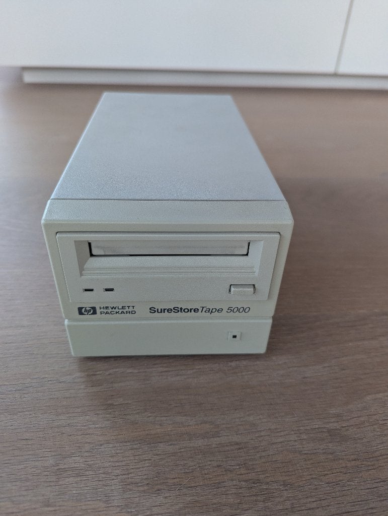 HP Surestore 5000 DAT streamer, Ophalen, HP