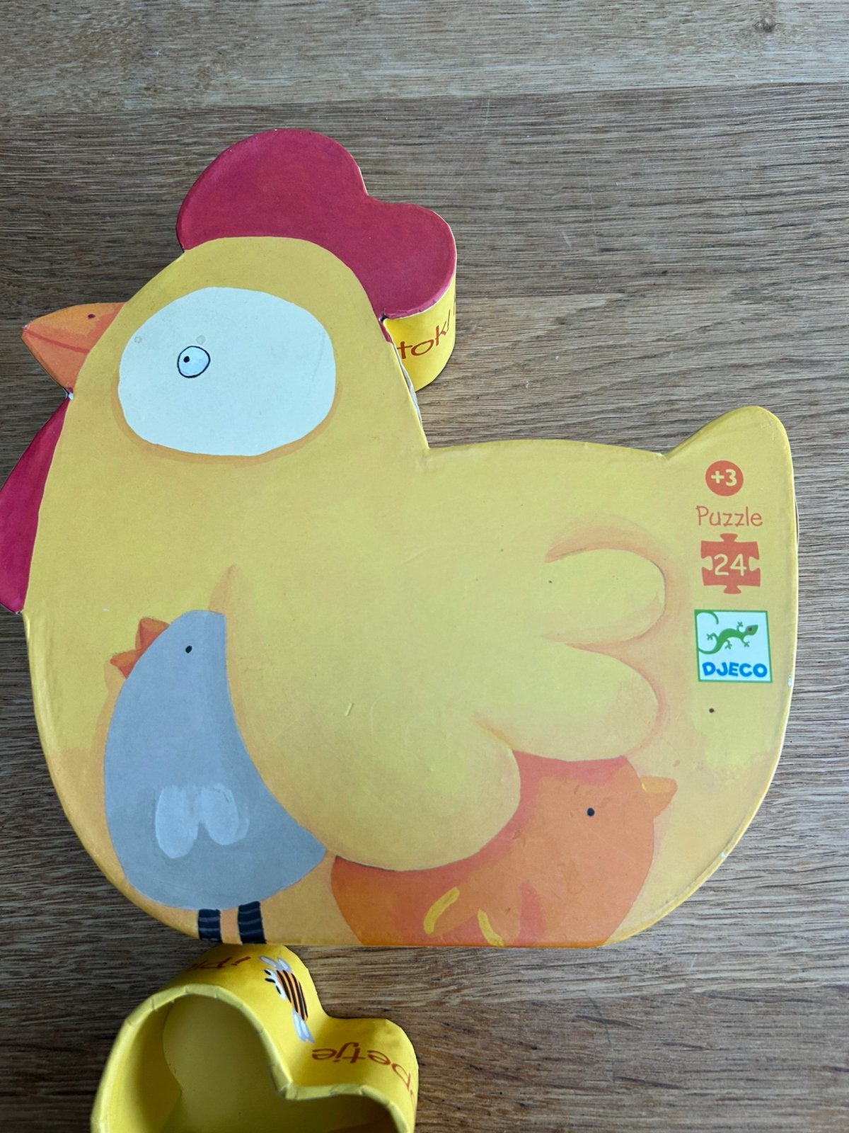 Puzzel Djeco 3+, Ophalen of Verzenden, 10 tot 50 stukjes, Gebruikt, 2 tot 4 jaar