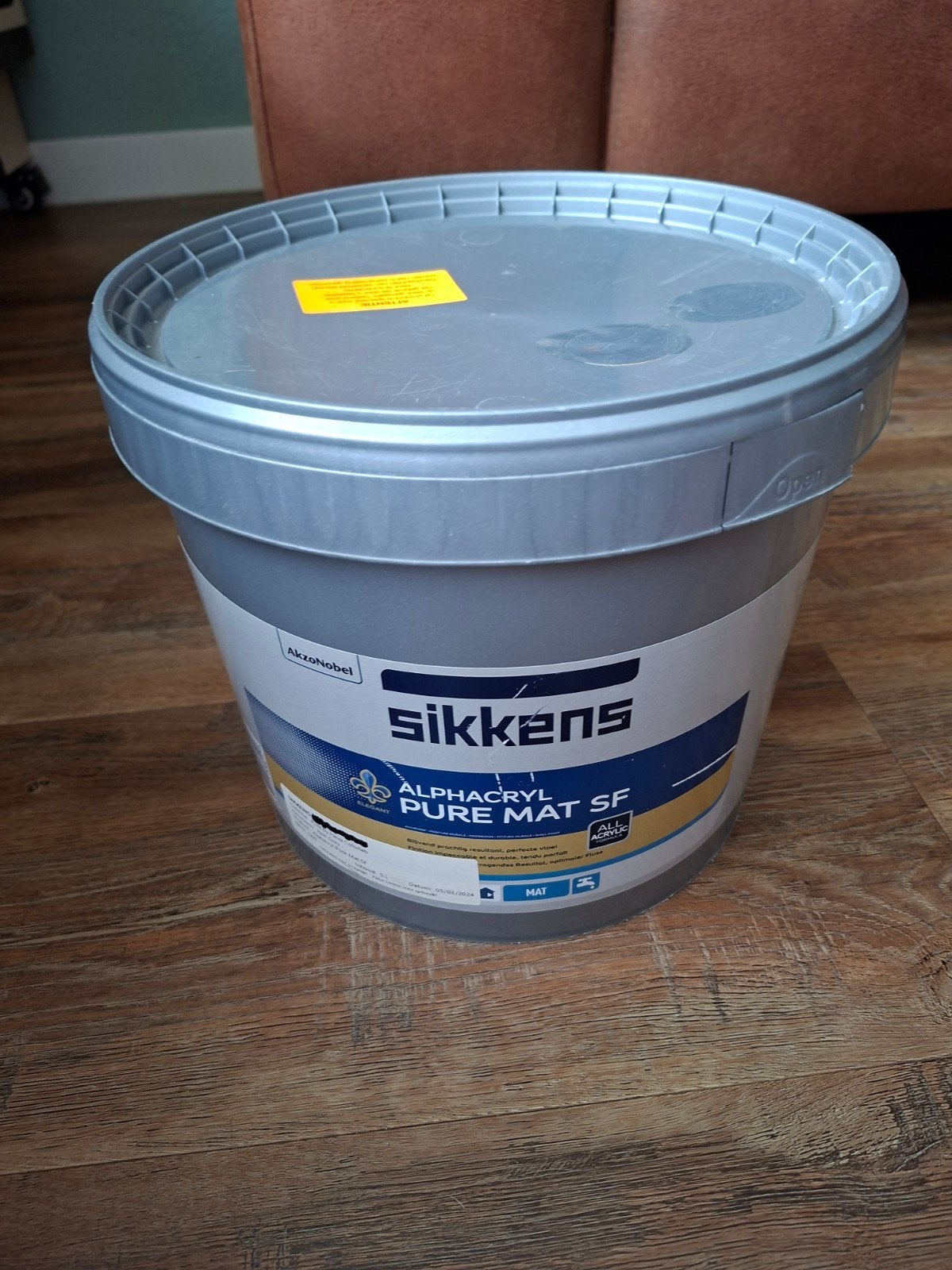 Sikkens Alphacryl Pure Mat SF RAL 7016 - 5 liter, Ophalen, 5 tot 10 liter, Zwart, Verf