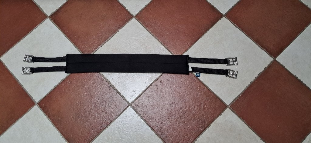 Zwarte neopreen singel 110 cm, Dieren en Toebehoren, Ophalen of Verzenden, Nieuw, Zwart, Singel