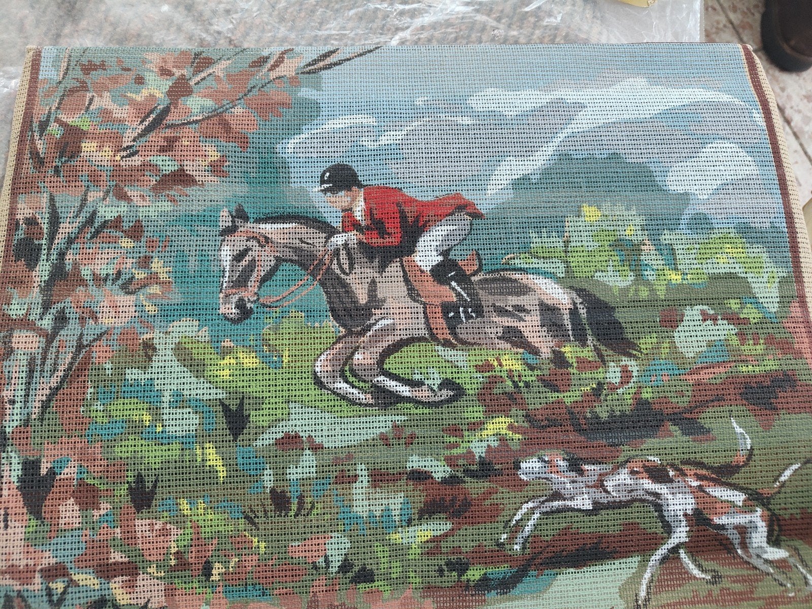 gobelin pakket scheepjes wol 548 jacht jagers, Hobby en Vrije tijd, Ophalen of Verzenden, Nieuw, Borduurgaren of Zijde