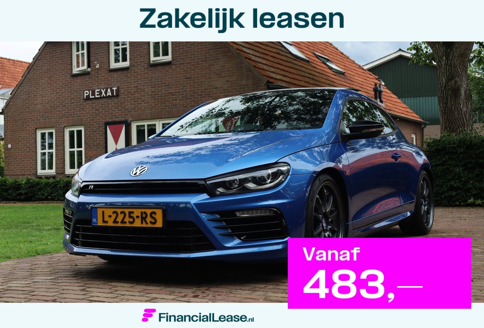 Volkswagen Scirocco 2.0 TSI R DSG. | Uniek | Porsche remmeri, Dealer onderhouden, Stof, Gebruikt, 1984 cc
