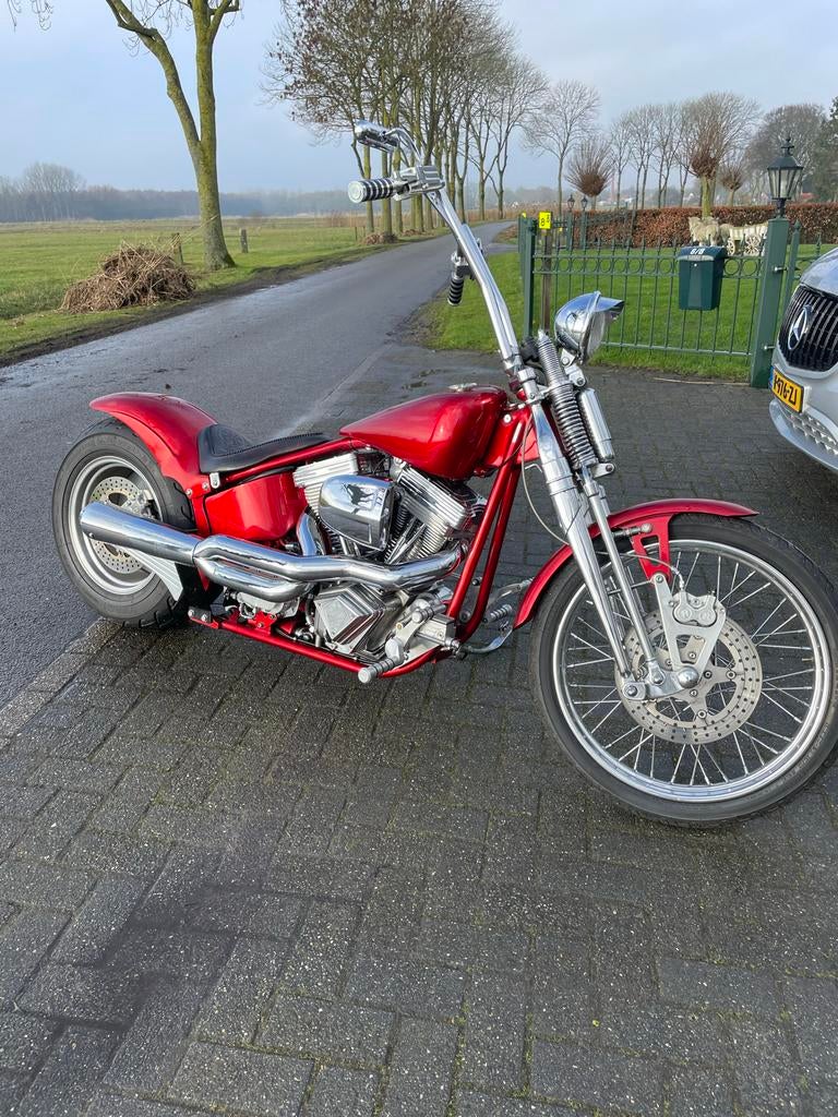 Unieke Harley Davidson Chopper - Zo goed als nieuw!, Motoren, Motoren | Harley-Davidson, Bedrijf, Chopper, Gebruikt, Ophalen