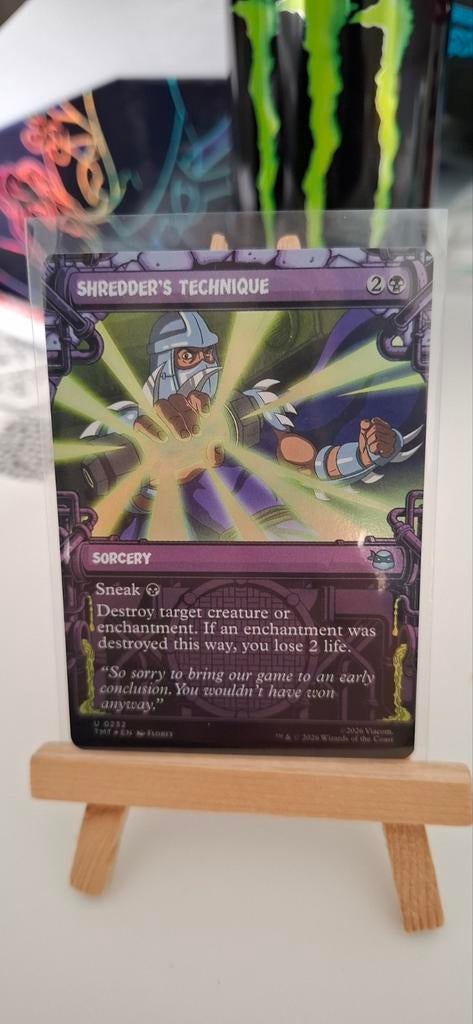 Shredder's technique u0232 foil, Ophalen of Verzenden, Nieuw, Losse kaart, Foil