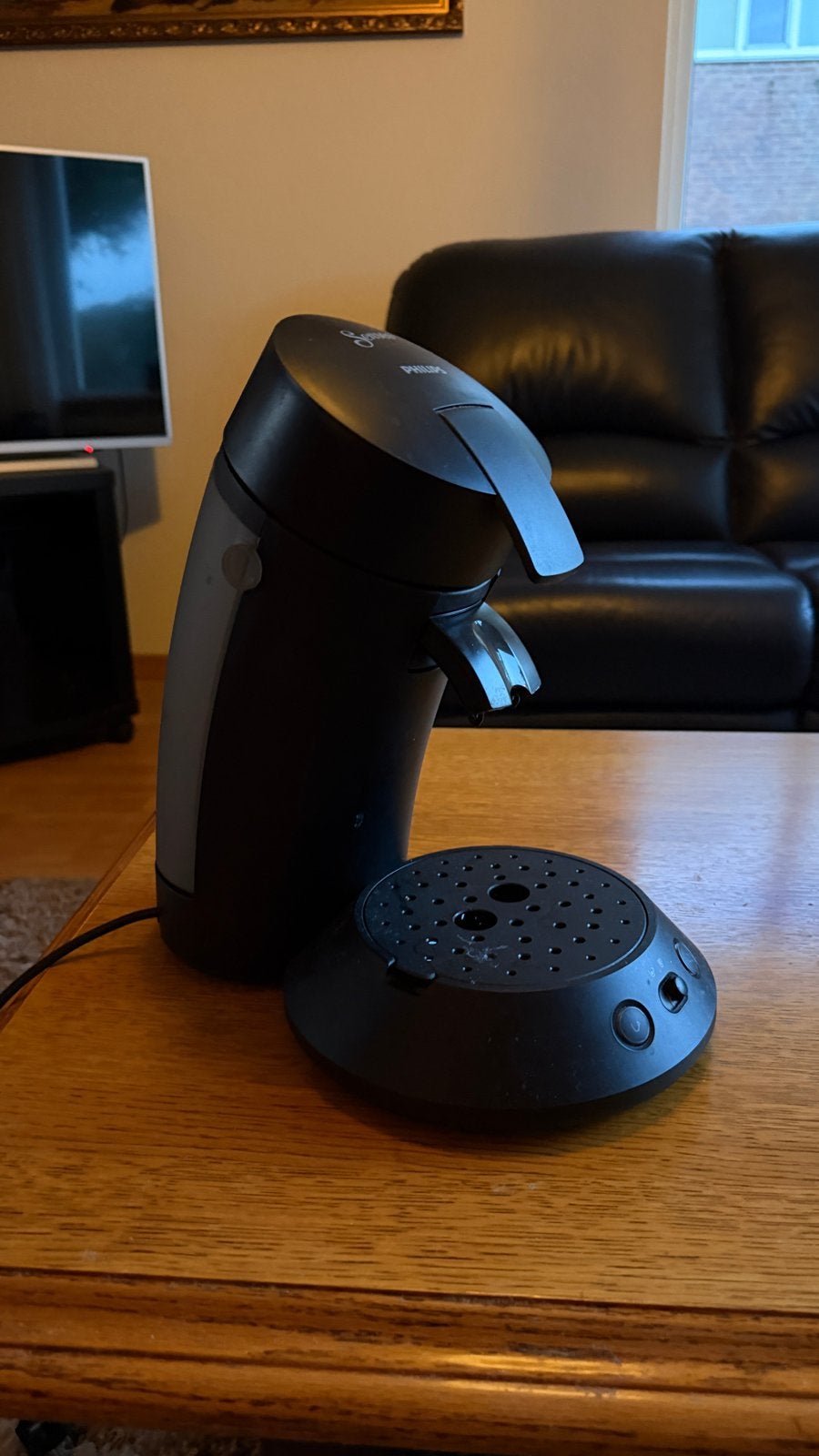 Philips Senseo Original Koffiezetapparaat Zwart, Witgoed en Apparatuur, Ophalen, Koffiepads en cups, Gebruikt, Koffiemachine
