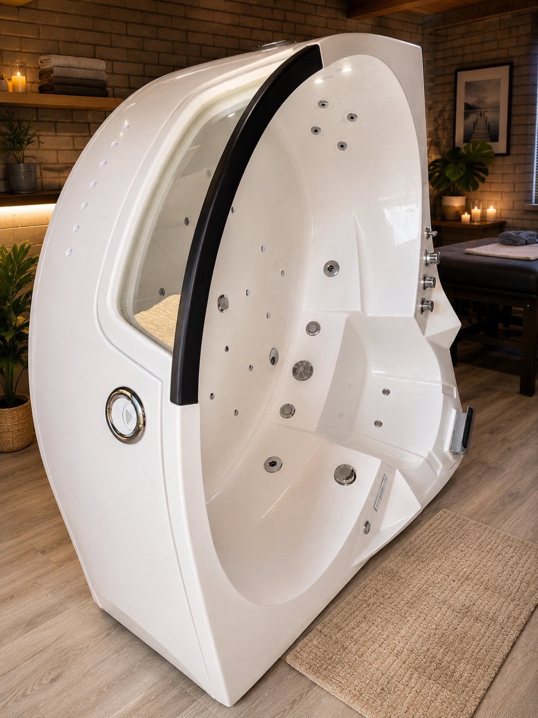 Luxe whirlpool / spa bad uitstekend onderhouden, Ophalen of Verzenden, Zo goed als nieuw