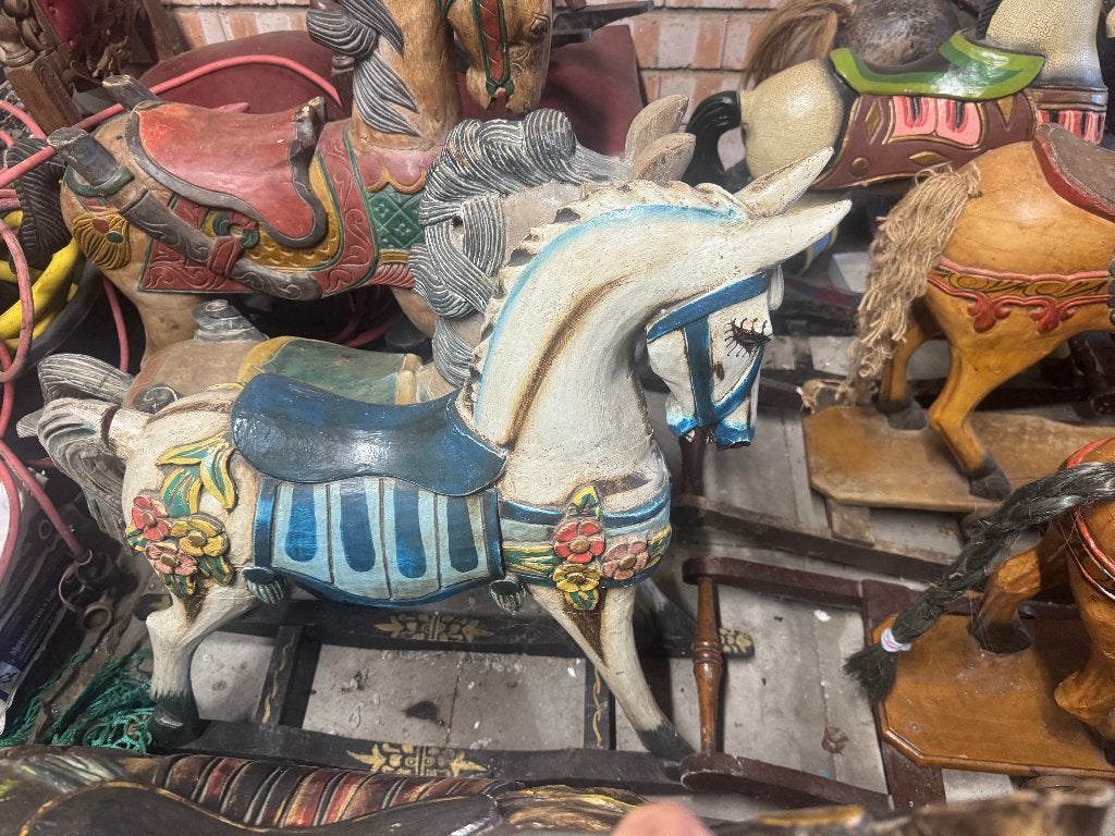 fraai decoratief hobbelpaard, Ophalen of Verzenden