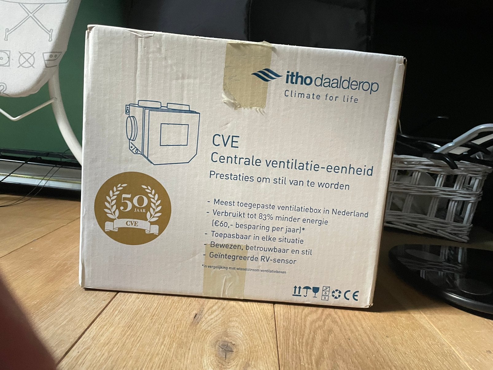 Itho Daalderop mechanische ventilatie box, Ophalen, Nieuw, Afzuiger