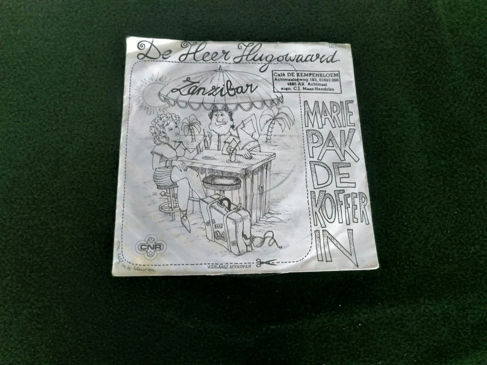 De Heer Hugowaard - Marie Pak De Koffer In (Single), Ophalen of Verzenden, Gebruikt, Schlager