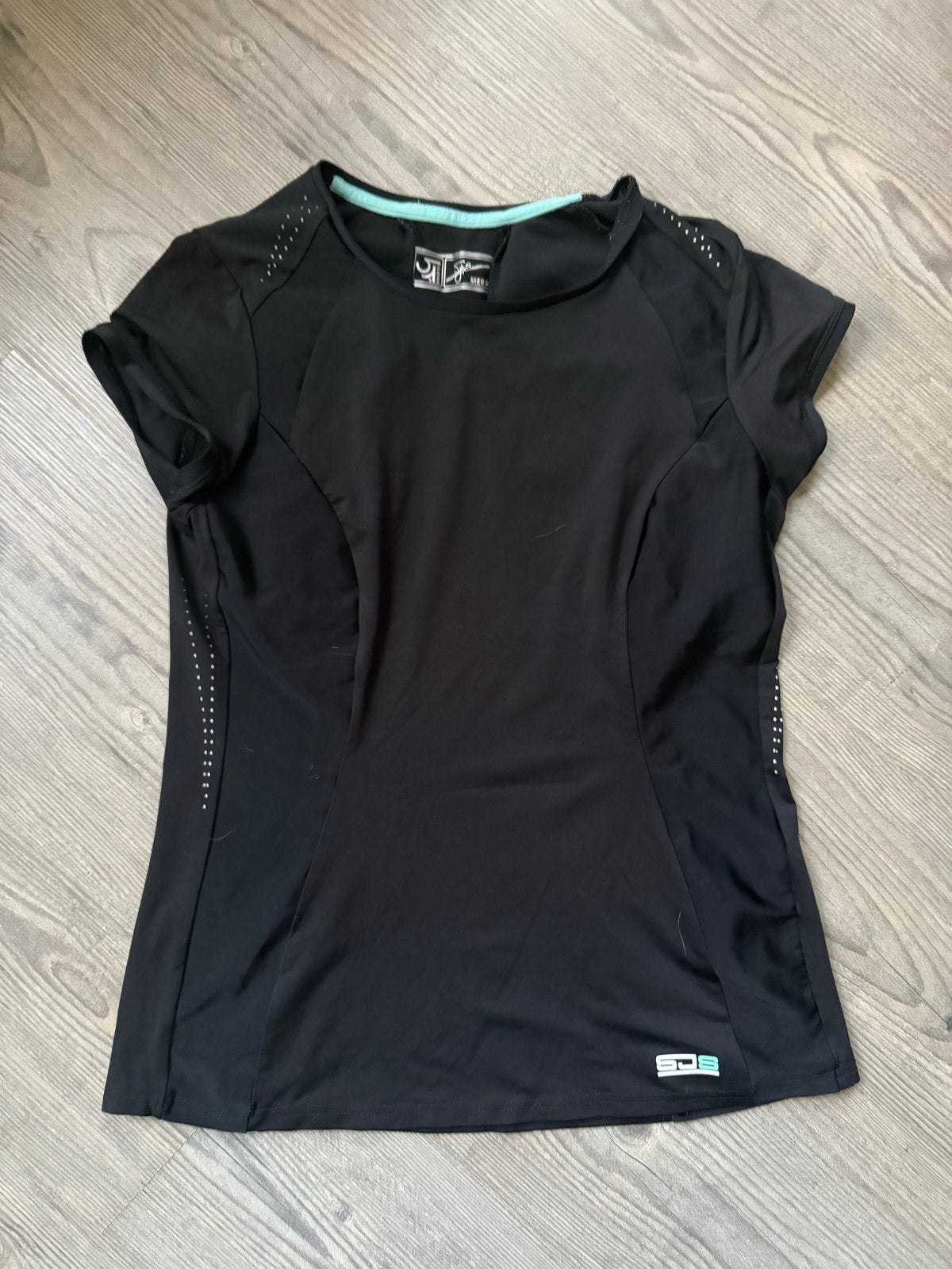 Sjeng Dames Tennisshirt Zwart Maat M - Goede Staat, Kleding | Dames, Maat 38/40 (M), Zwart, Ophalen of Verzenden, Racketsport