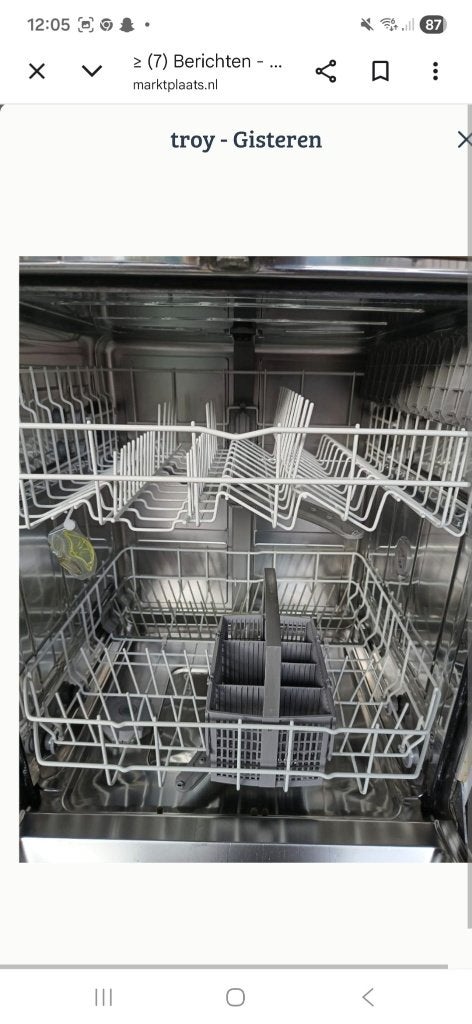 Te koop a Zanussi Vaatwasser -  Deze Zanussi vaatwasse, Ophalen, Minder dan 85 cm, 60 cm of meer, Zo goed als nieuw