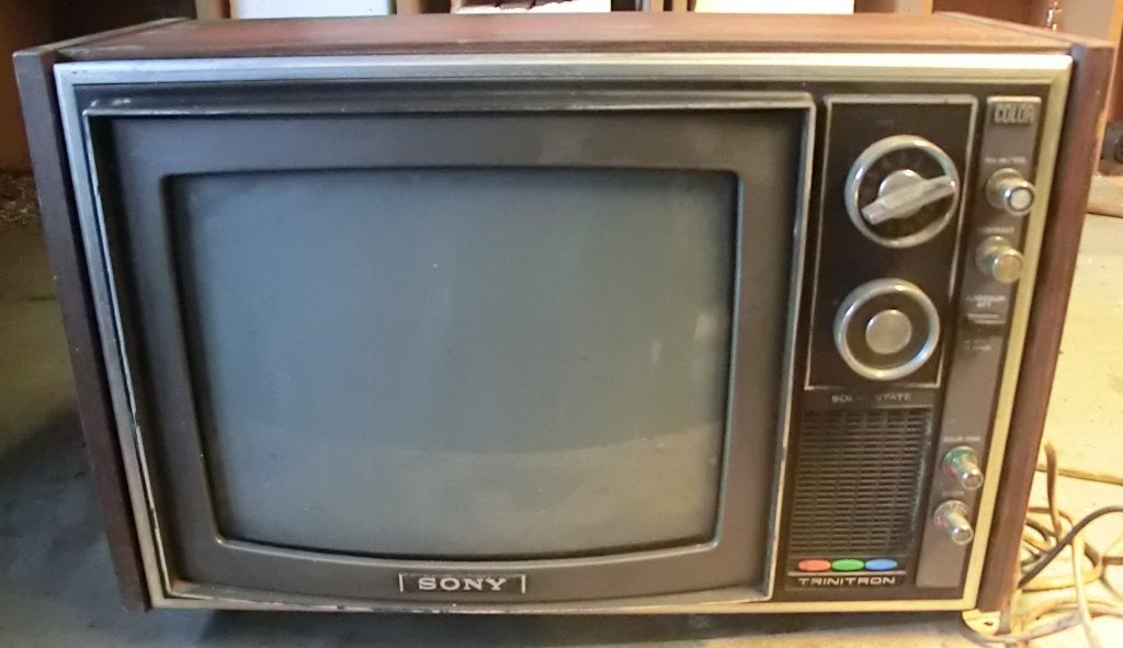 Sony KV-1300E - Vintage kleurentelevisie met houten kast, Audio, Tv en Foto, Ophalen, Gebruikt, Minder dan 40 cm, Sony