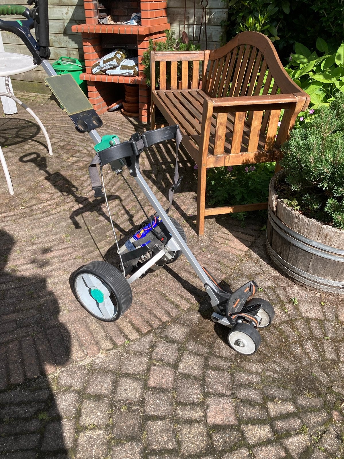 Hill Billy Compact Plus Golfkar met oplader, Ophalen, Gebruikt, Golfkar, Overige merken