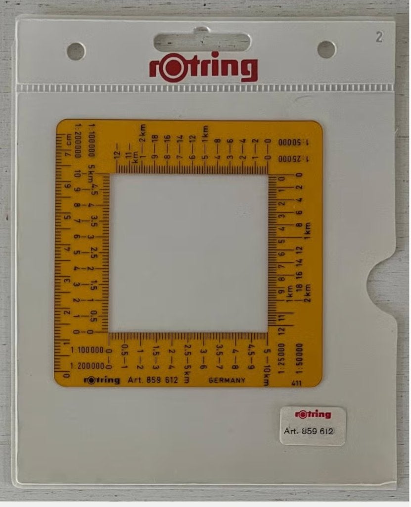 rOtring landmeterschaal, Ophalen of Verzenden, Nieuw, Overige typen