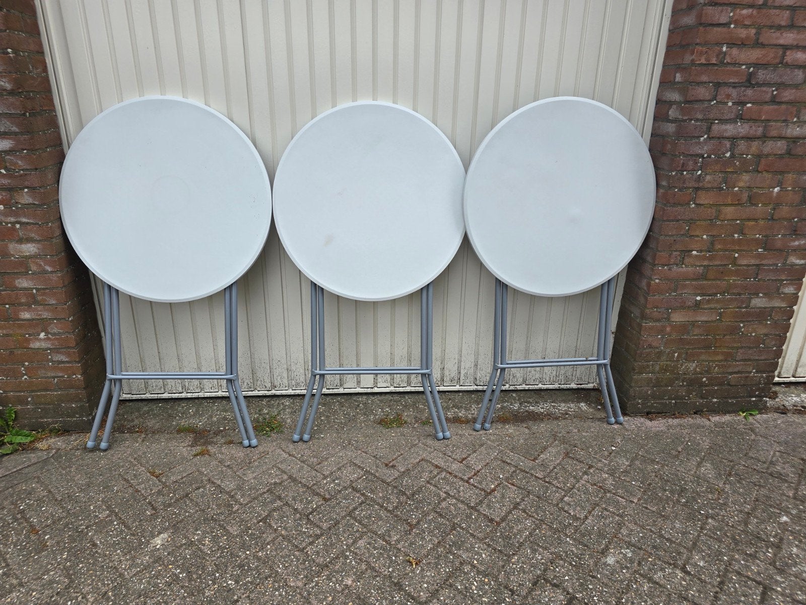 Statafel inklapbaar - H 110cm, B 80cm 30 euro per stuk, Ophalen of Verzenden, Gebruikt