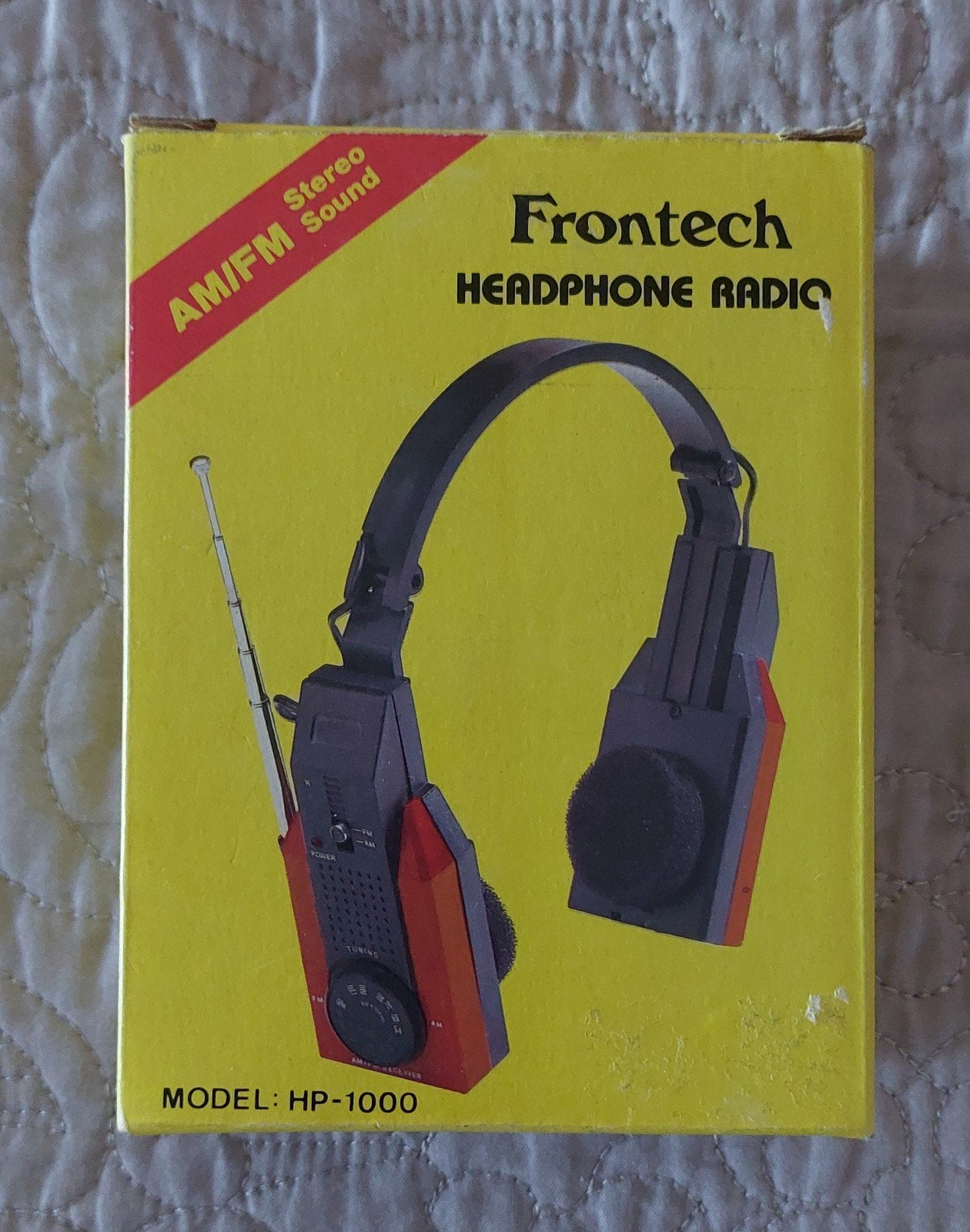 Frontech HP-1000 AM/FM Stereo Hoofdtelefoon Radio, Ophalen of Verzenden, Zo goed als nieuw, Radio