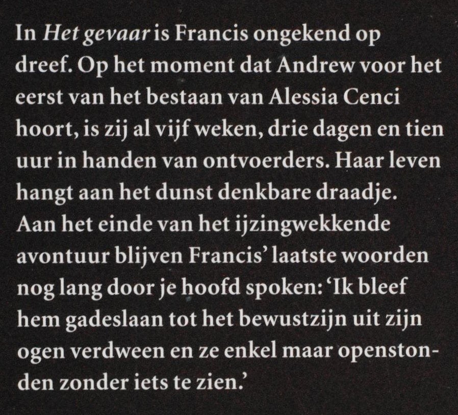 Het gevaar - Dick Francis (2002), Verzenden, Zo goed als nieuw