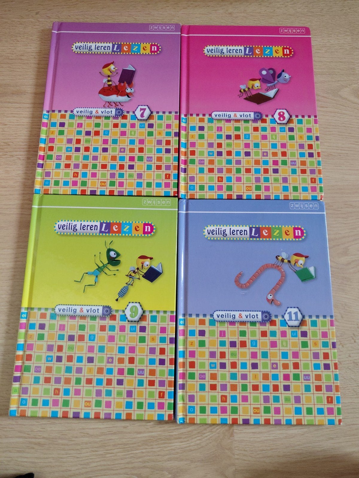 4 boekjes Veilig Leren Lezen (7, 8, 9, 11) - Zwijsen, Ophalen of Verzenden, Zo goed als nieuw, Nederlands