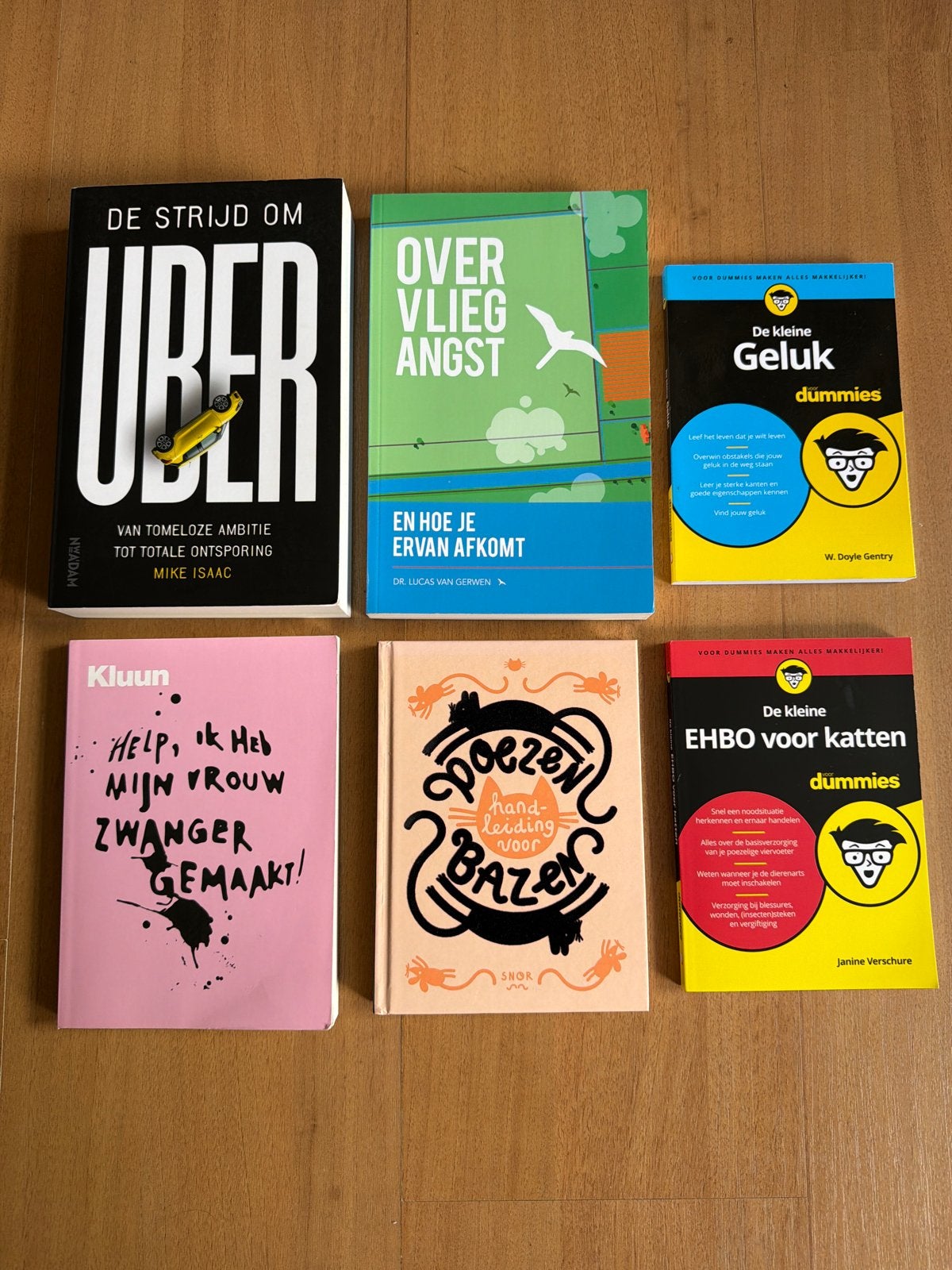 Boekenpakket: De Strijd om Uber, Over Vliegangst, De Kleine, Ophalen of Verzenden, Zo goed als nieuw, Nederland