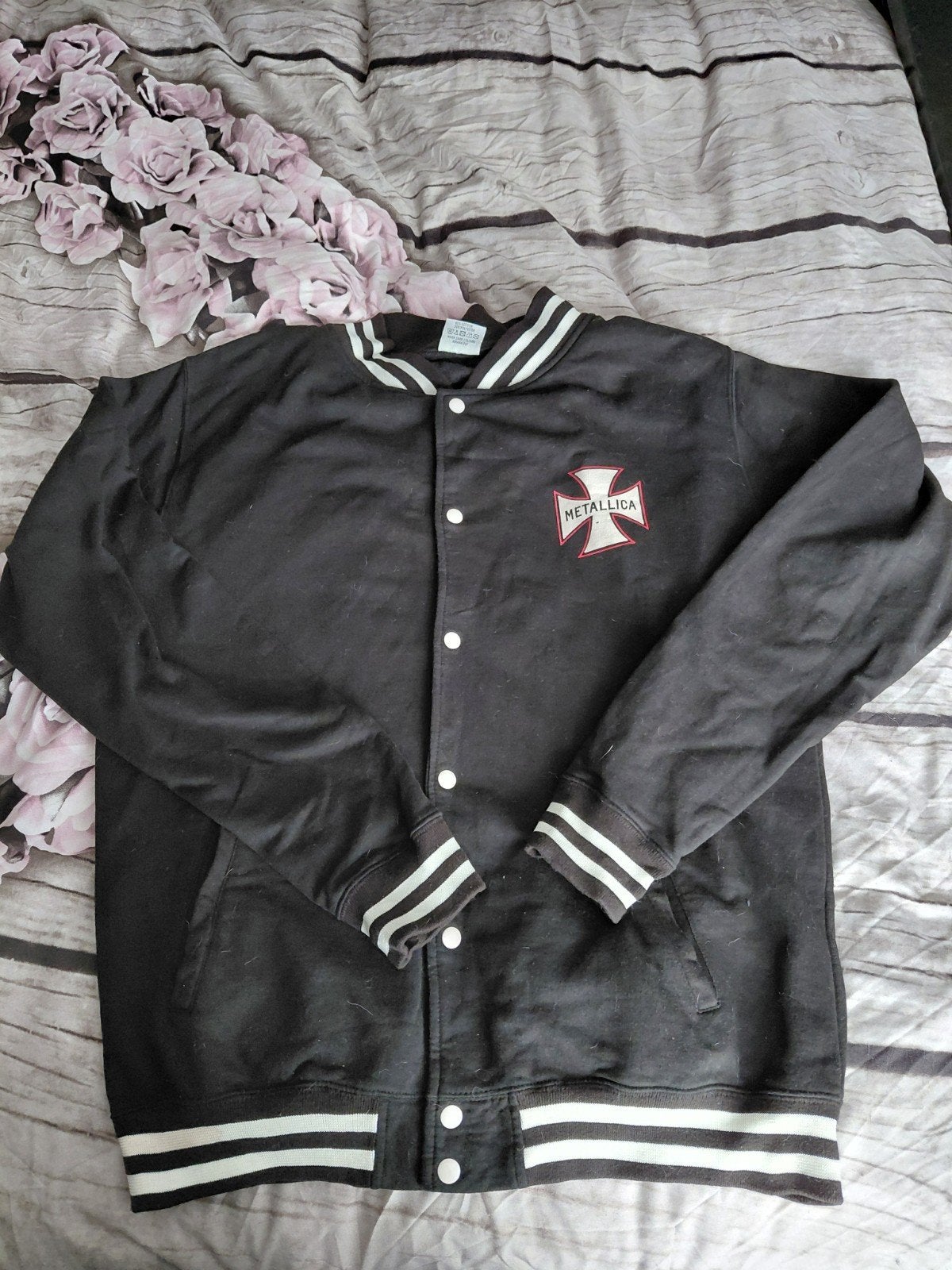 Metallica Varsity Jacket, Kleding | Heren, Ophalen of Verzenden, Gedragen, Overige maten, Zwart