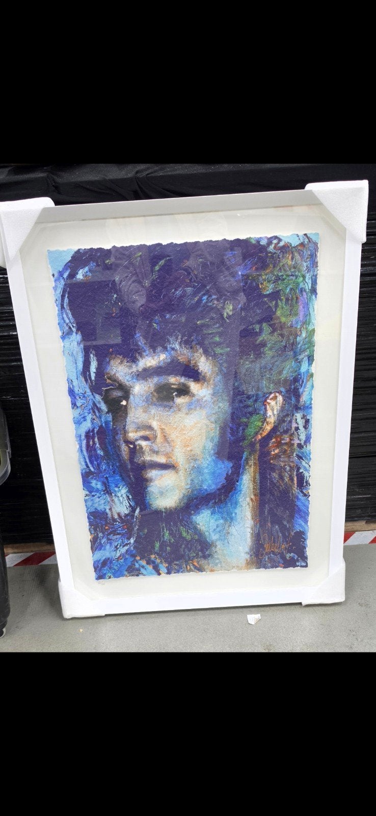 Zeefdruk/litho Elvis Presley - Peter Donkersloot- Gesigneerd, Ophalen of Verzenden