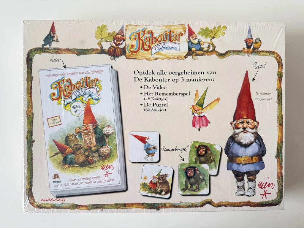 Spel Kabouter Geheimen / Rien Poortvliet / 1997 / nieuw, Hobby en Vrije tijd, Gezelschapsspellen | Bordspellen, Ophalen of Verzenden